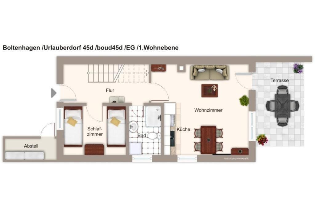 Urlauberdorf Urlauberdorf 45D Villa Boltenhagen  Luaran gambar